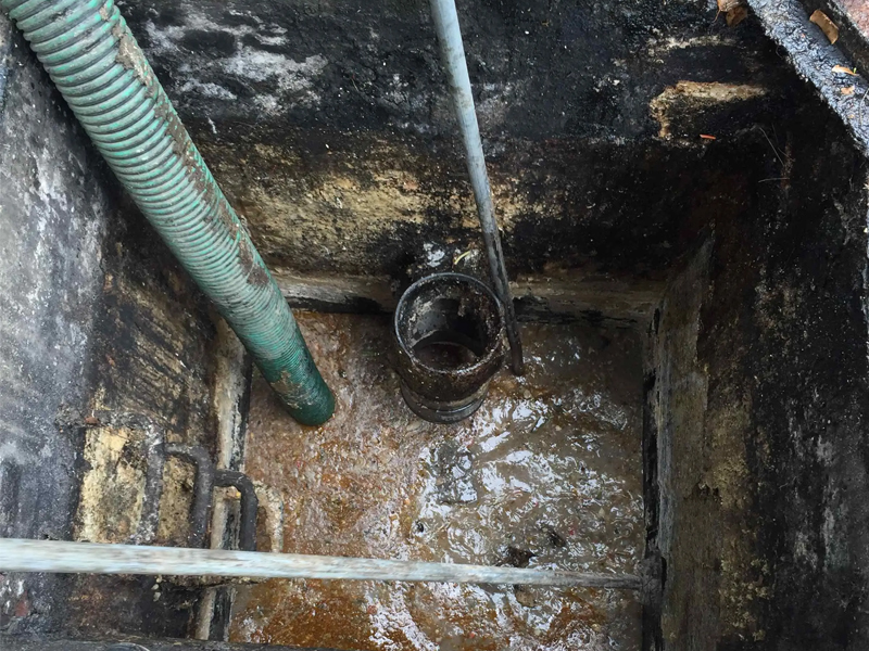 东坝隔油池清理